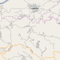 post offices in Palestine: area map for (20) Bani Zeid ash Sharqiya